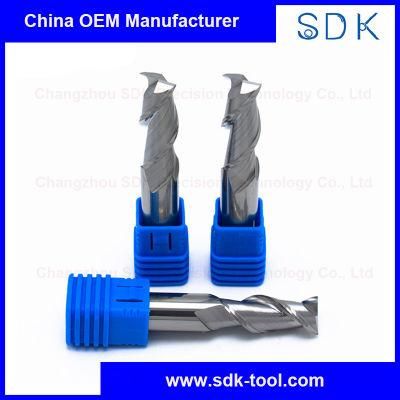 2f Solid Carbide End Mill for Processing Aluminium Milling Tools with High Performence