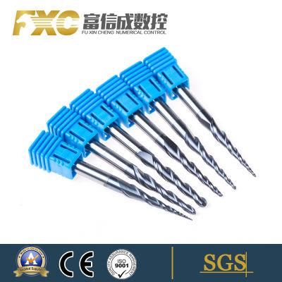 Tapered Ball Nose End Mill Coated Cone CNC Milling Cutter