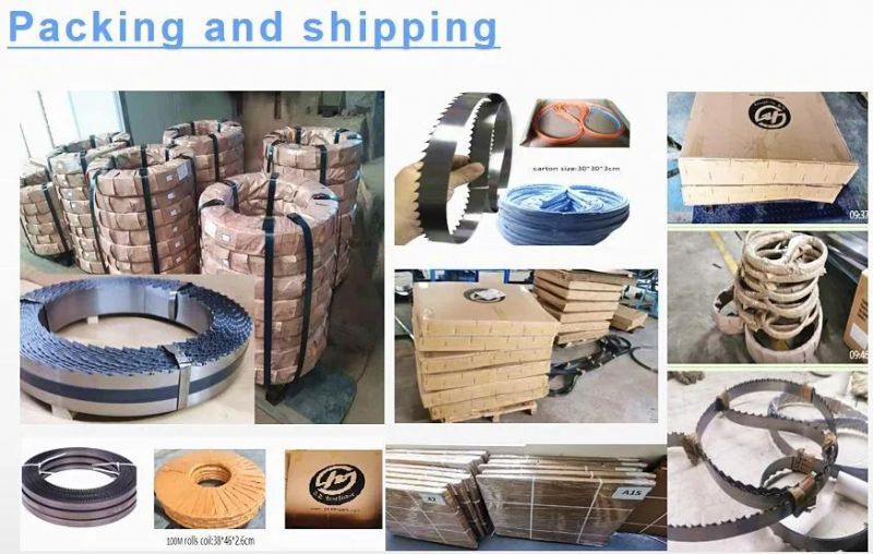 Factory Produce Wood Cutting Steel Stellite Band Saw Blades