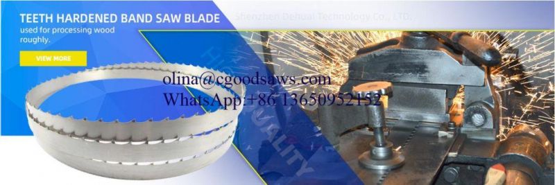 China Factory Stellite Carbide Band Saw Blade for Wood Cutting