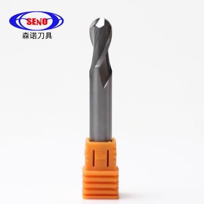 HRC55 Original Cheap Cemented Carbide Ball Nose End Mill for Aluminum on CNC Machining Center