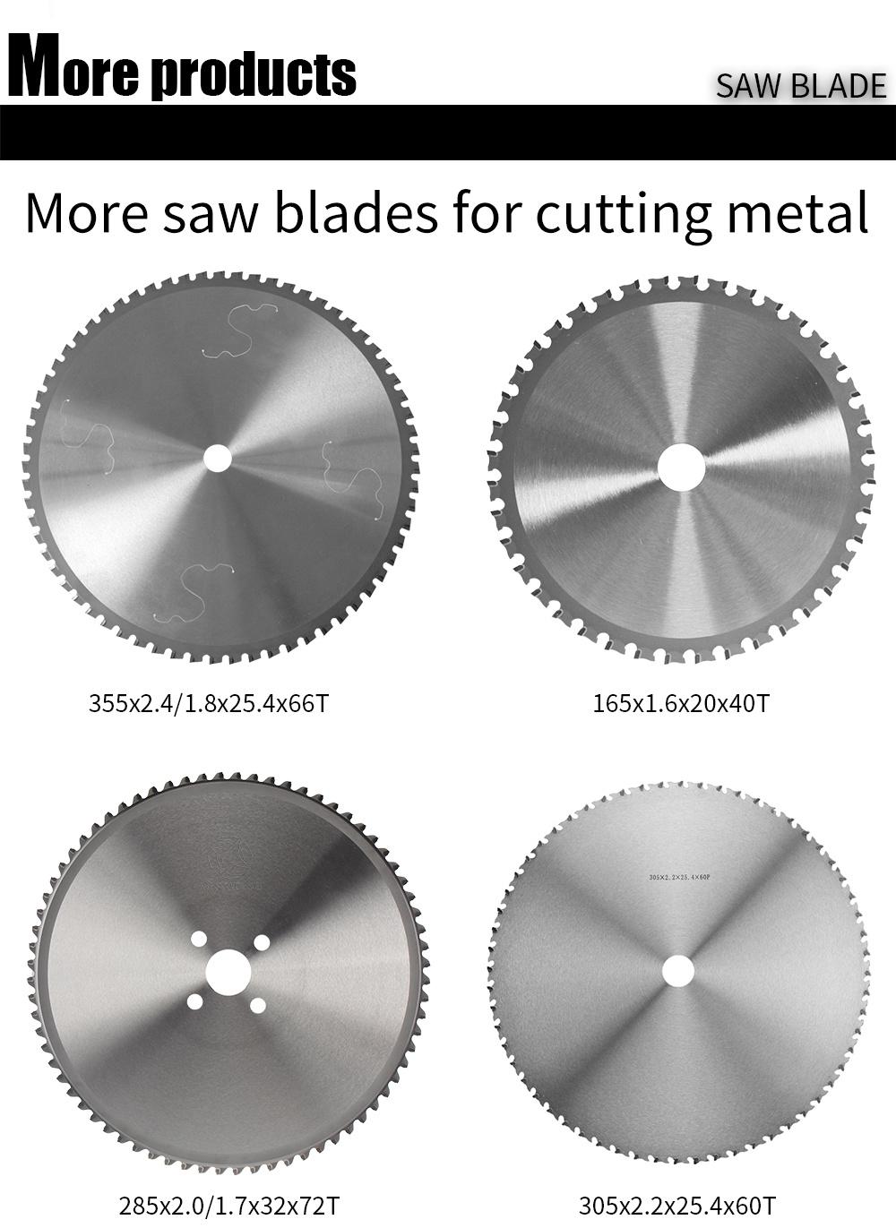 Stainless Steel Blades Cold Saw Blade for Metal Cutting