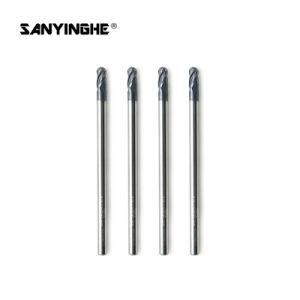 R2.0 Tungsten Carbide Ballnose 8*75mm 4 Flute Long Endmill CNC Cutting Tools