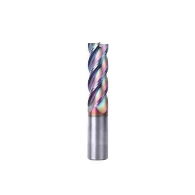 Factory Price Tungsten Carbide 4 Flutes Flat Milling Cutter Carbide End Mill for CNC Metal Processing