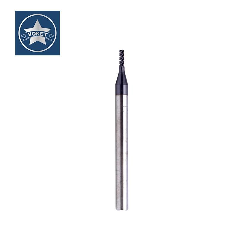 58° Solid Tungsten Carbide End Mill 4 Flutes Square Mills Milling Cutter HRC58 1mm 1.5mm 2mm 2.5mm 3mm 4mm 5mm 6mm 8mm 10mm 12mm