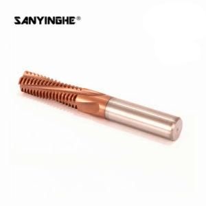 NPT Un Tungsten Carbide Internal Coolant Thread Milling Tool CNC End Mills