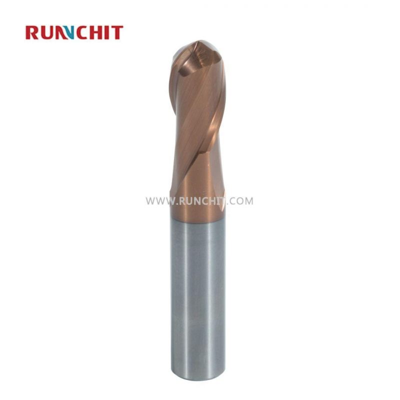 High-Speed, High-Hardness 65HRC 2 Flutes CNC End Mill From 0.1mm to 20mm for Mold Industry (HBH0202A)