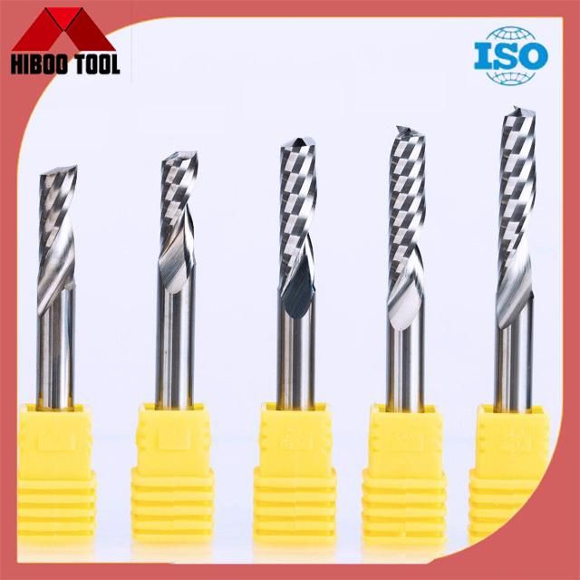 Manufacture Tungsten Carbide Single Flute End Mill Hiboo Tools