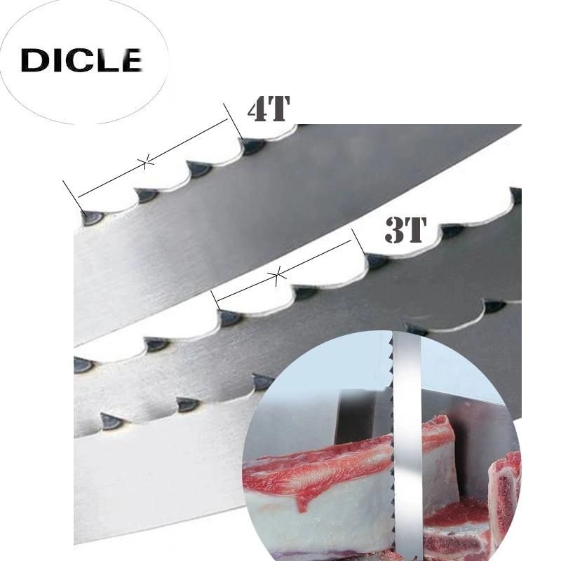 Durable Cutting Band Blades Carbon Steel Teeth Harden Beef Cutting