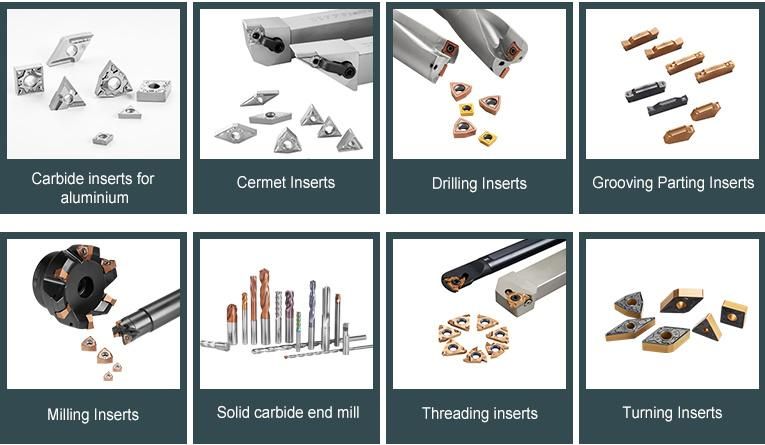 PVD Coating CNC Turning Blade Metal Cutting Machine Tools Cemented/Tungsten Carbide Inserts for Metal Cutting