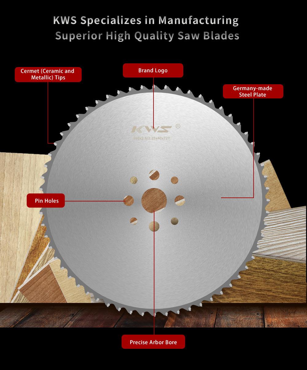 Kws Cold Saw Blade for Cutting Metal Machinery Parts Circular Saw Blade Cutting Disco