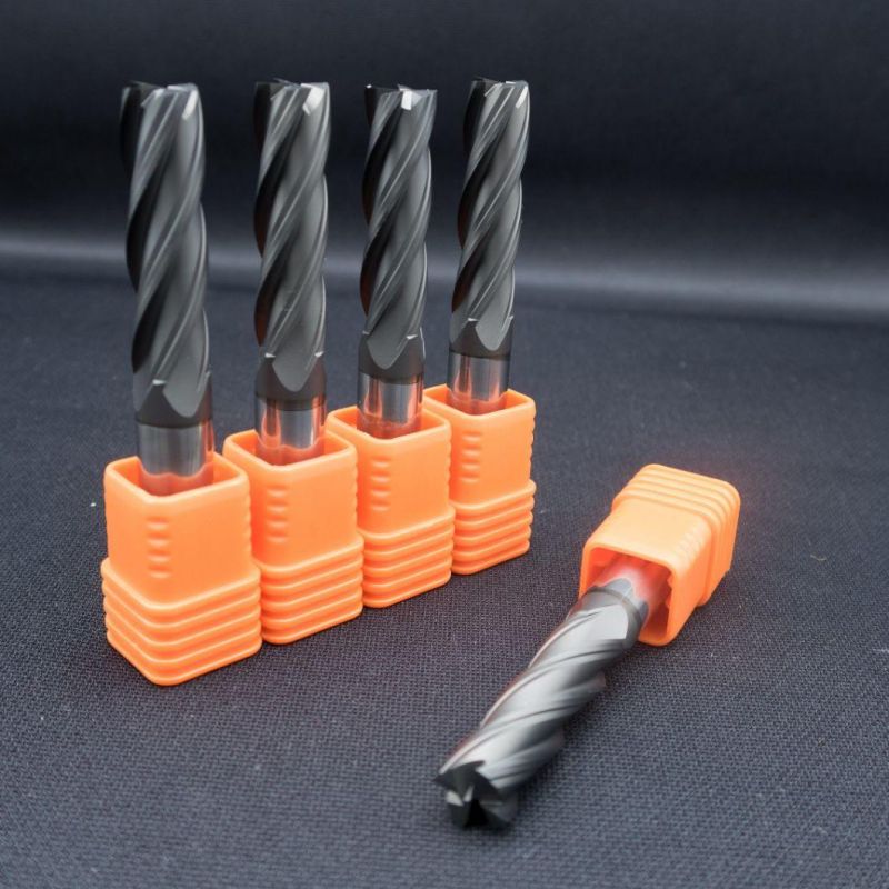 Multi-Flute Tungsten Carbide Flat/Ball/Bull Nose Diamond Coating End Mill