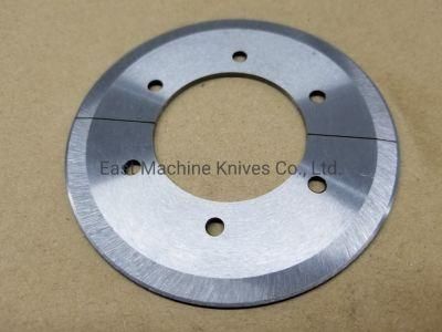 90mm Circular Slitter Knives Split Design 6 Tapped Holes