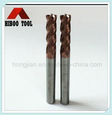 HRC55 Copper Coated Carbid Corner Raduis End Mills