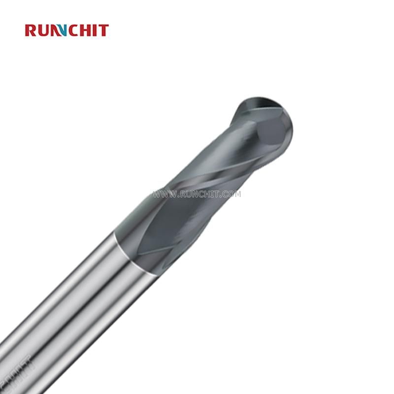 CNC Ballnose Bit Solid PCD Radiou Ballnose Milling Cutter Carbide Ball Nose End Mill Cutter for Mindustry Industry Materials High Die Industry (dB0302) 