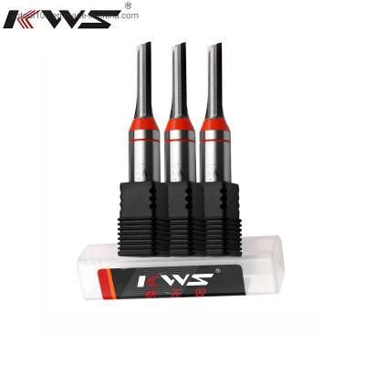 Kws Solid Carbide 1/2&quot; 1/4&quot; Shank 2/3 Flutes Tct Straight Bit