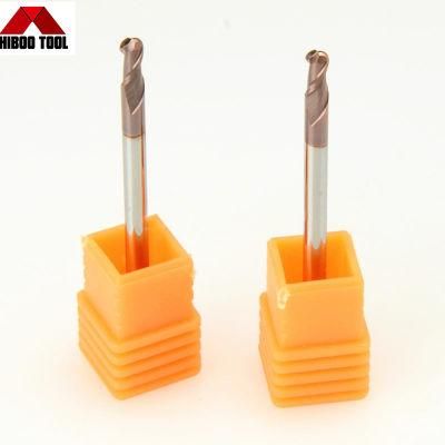 Better Quality HRC58 2flutes Ball Nose End Mill Milling Cutter