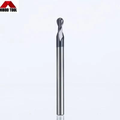 China Factory Best Quality Long Shank 4flutes Ball End Mill