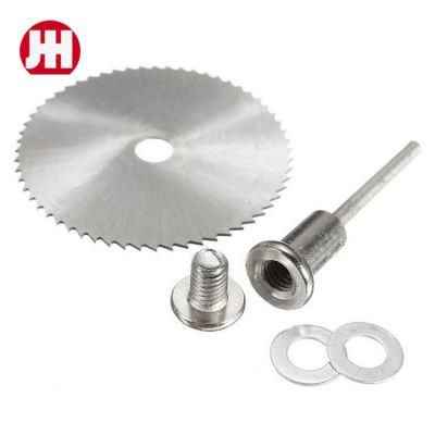 Rotating Mini Mandrel Circular Saw HSS Blades Cutting Disc