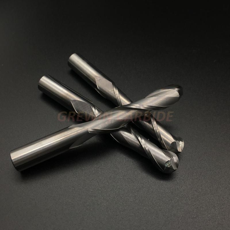 Gw Carbide - Tungsten Carbide Double-Edge Spiral Milling Cutter