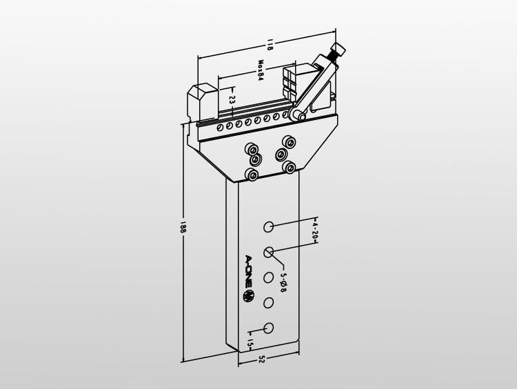 Precision Wire Cut Clamp Bench Vise for Wedm Machine 3A-200009