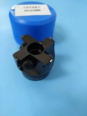 90 Degree Square Shoulder Indexable Face Mill Cutter 50mm *22mm for Milling Insert Tpcn1603