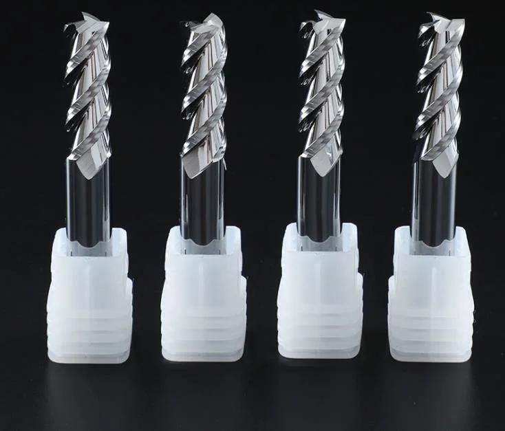 USG Solid Carbide End Mills with 3 Flutes for Aluminum D8*24*D8*60