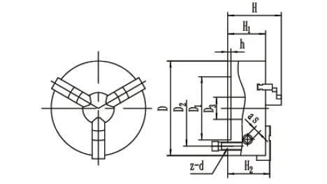 Chuck Manufacturer, Chuck K02 80, Chuck, Chuck K02 100, Chuck K01 63