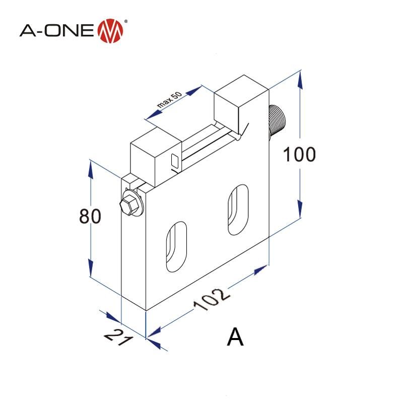 a-One Precise Martensitic Stainless Steel Manual Walking Wire Vise