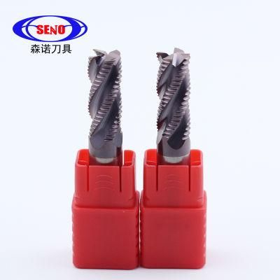 High Quality Metal Lathe Cutting Tools HRC55 Roughing Square End Mill for Steel