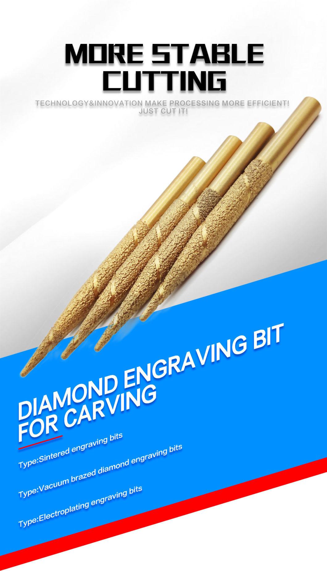 CNC Diamond Tools Stone and Granite Marble Carving Engraving Bit