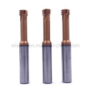 Three-Tooth Thread End Mill M8.0*0.75*D6 Tungsten Carbide