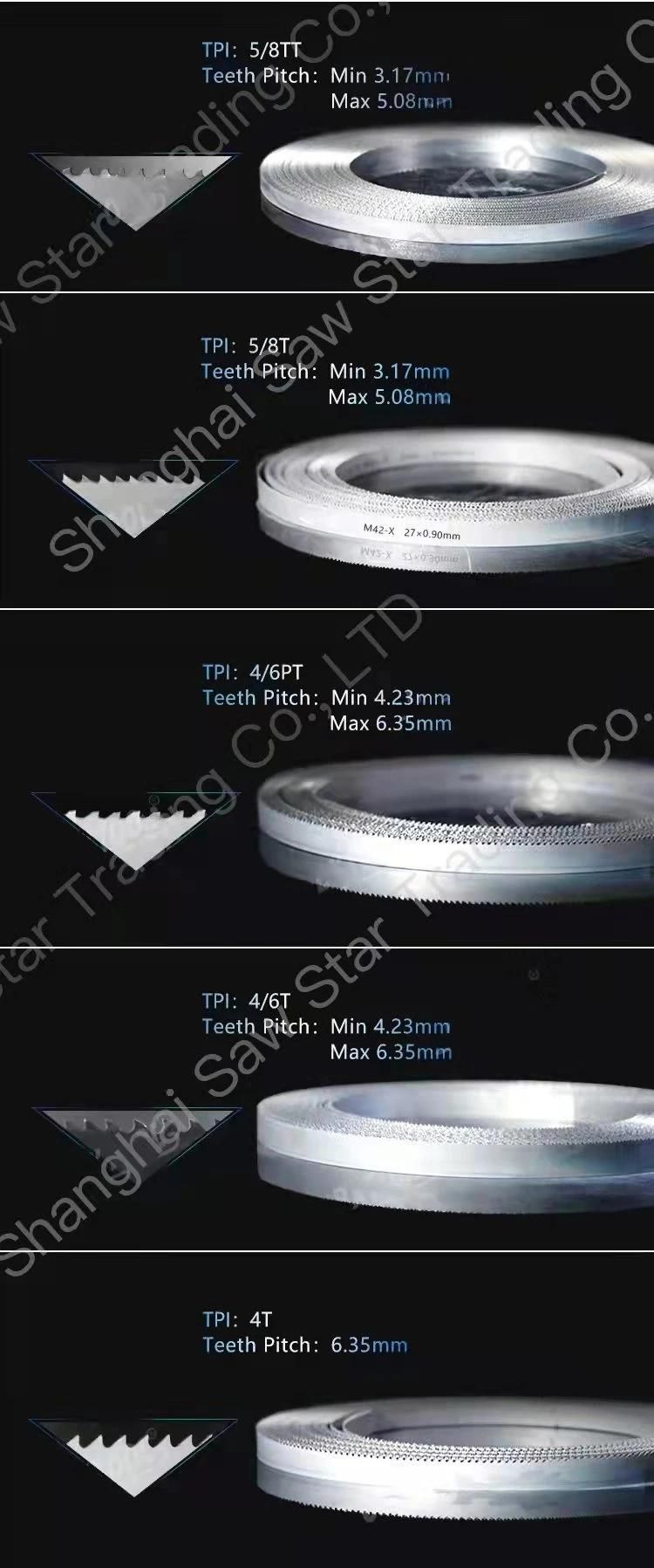 34mm * 1.1mm * 4560mm* 3/4 Tooth Saw Blade for Cutting The Best Quality