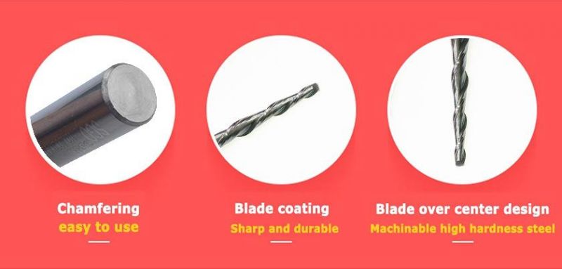 China Manufacture of CNC Carbide Tapered Square Cutting Tools