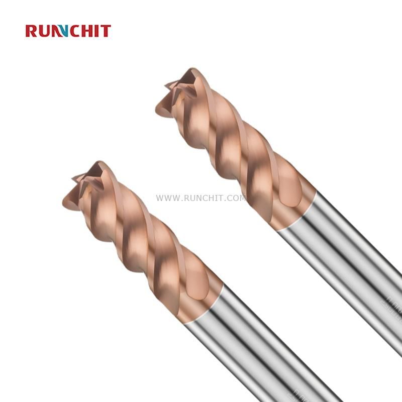 High-Speed, High-Hardness 65HRC 2 Flutes CNC End Mill From 0.1mm to 20mm for Mold Industry (HRB0602)