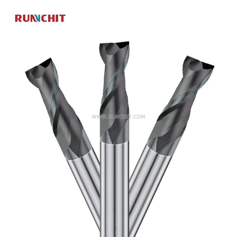 Standard HRC55 2 Flutes Solid Carbide End Mill for Mindustry Industry Materials High Die Industry (DE0252) 