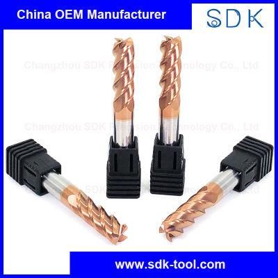 4 Flute Solid Carbide Square End Mills Cutter Manufacturers for Steel