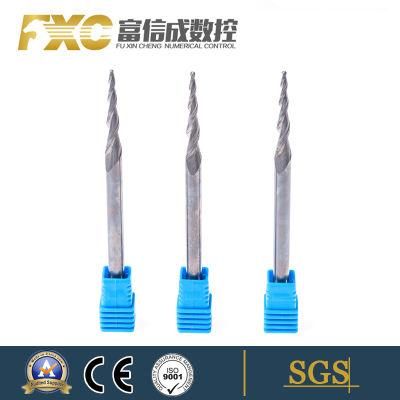 Hot Sale Tungsten Carbide Taper Ball Nose Milling Cutter for Aluminum