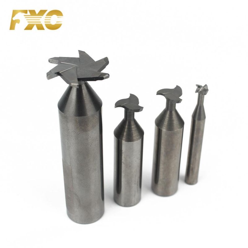 Tungsten Carbide Stable Shank T-Slot End Mill Cutters