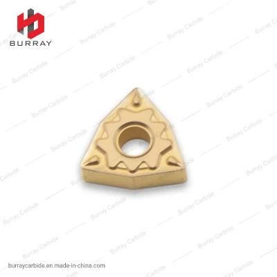 High Hardness Coated Tungsten Carbide CVD Golden Surface Insert