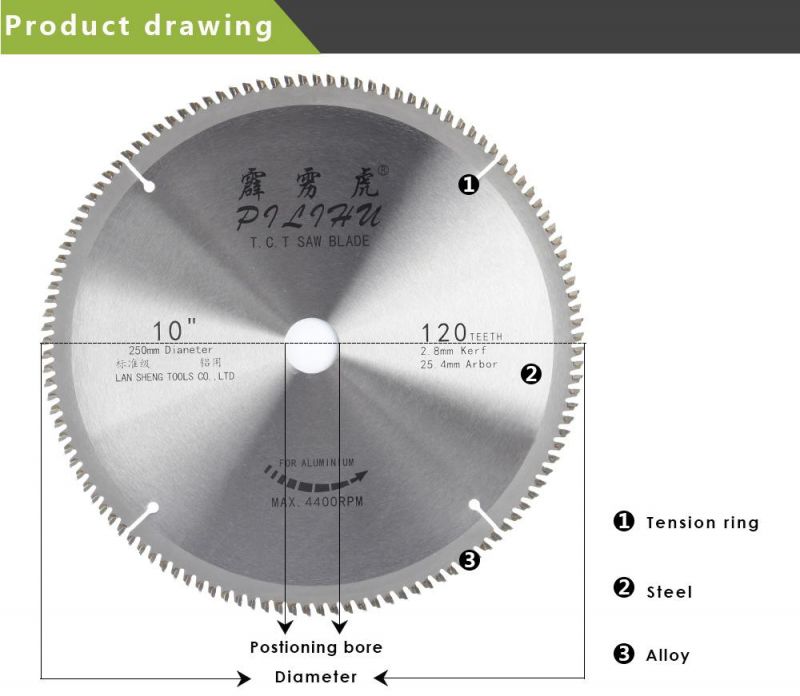 Alloy Circular Saw Blade Cutting Aluminum Doors and Windows