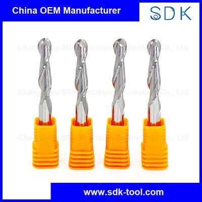 Get 10% Discount Solid Carbide Two Flutes Ball Nose Bits for Wood