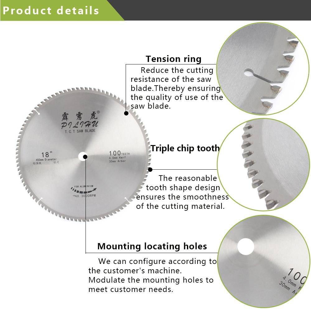 Tct Saw Blade for Aluminum Cutting Metal Cutting Blade