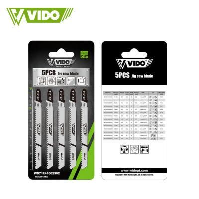 Vido HSS Hcs T101br 100 PC Cold Press Jig Saw Blade Wood Cutting