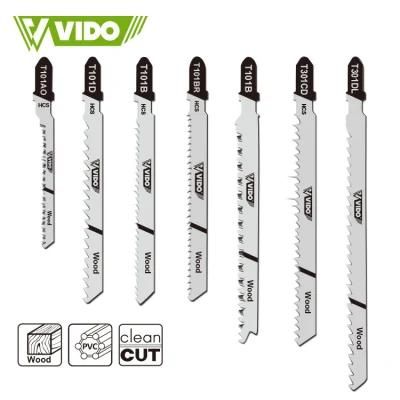 Vido HSS Hcs T119bo T-Shank Jig Saw Blade Clean for Wood