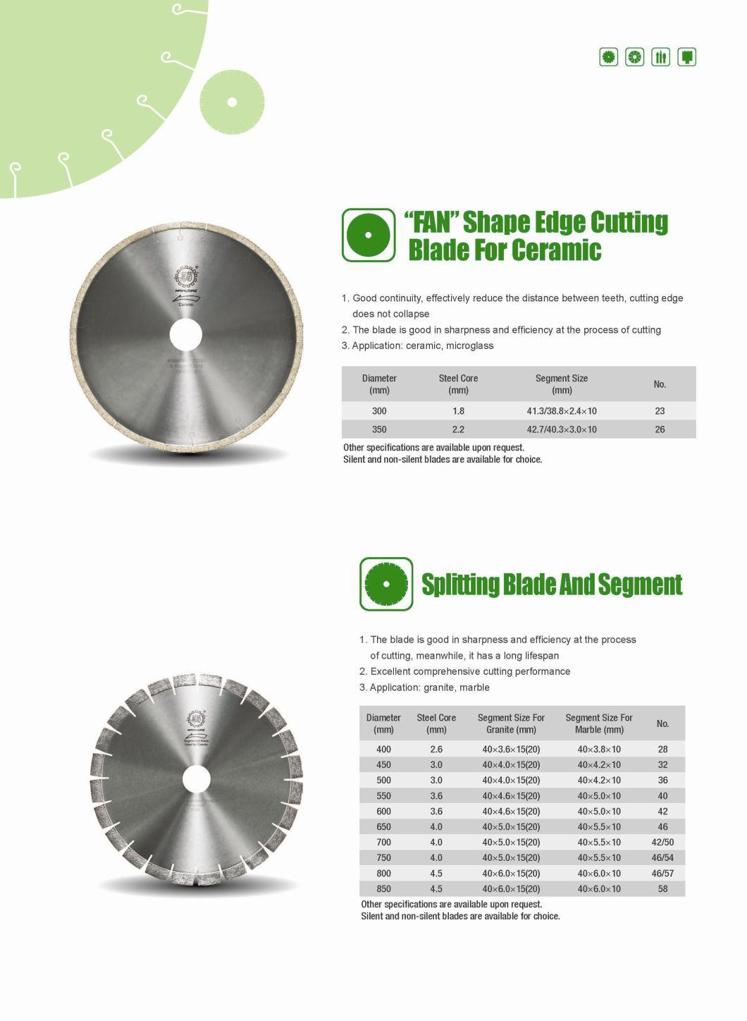 Diamond Saw Blade for Granite & Marble Cutting with Music Slot