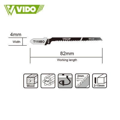 Vido HSS Hcs Senior Factory Sales Reusable Jig Saw Blade Blade Clean for Wood