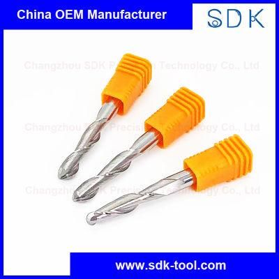 OEM Manufacturer Solid Carbide 2 Flute Ball Nose Router Bits for Wood