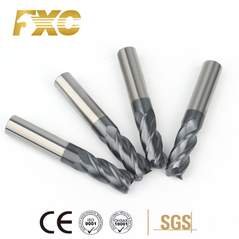 4 Flutes HRC50 Solid Carbide Square End Mill Milling Cutter Tools