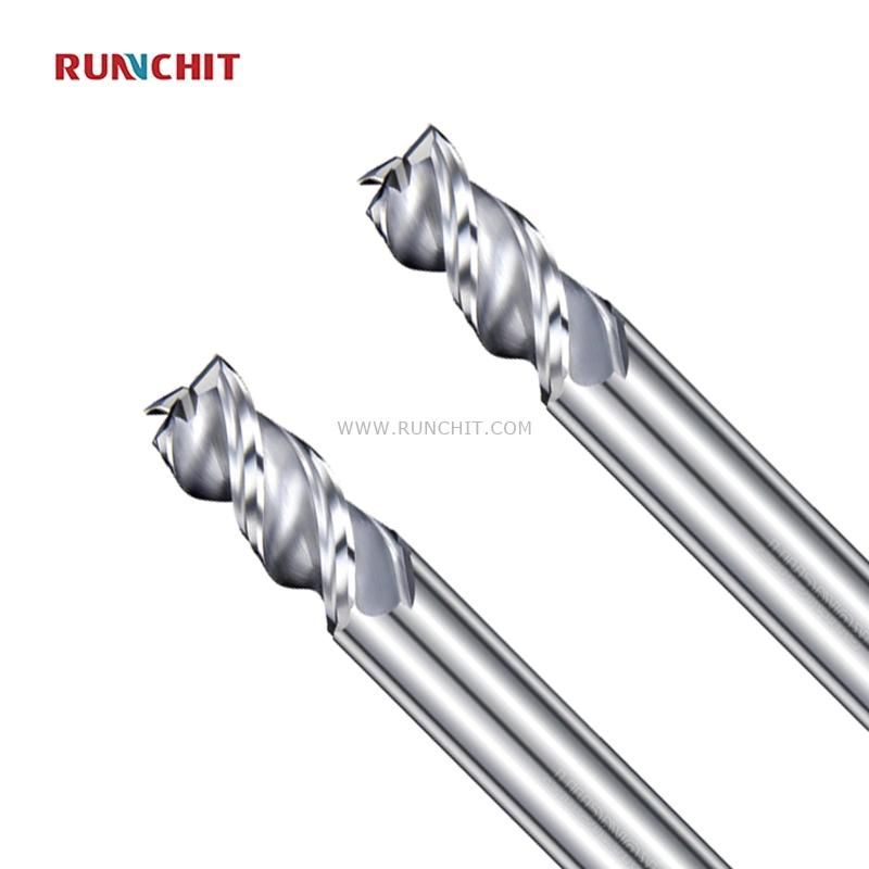 3 Flutes Solid Carbide Square End Mill for Aluminum Mold Tooling Clamp 3c Industry (AES0403A)